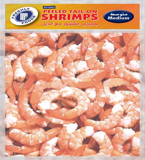 Cooked Pd Tail On Shrimps, Medium