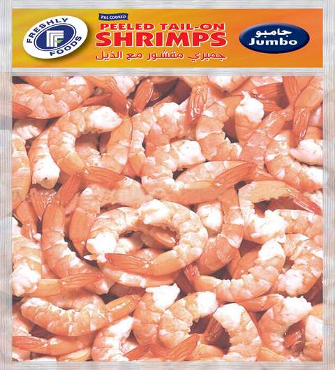 Cooked Pd Tail On Shrimps, Jumbo